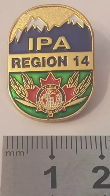 Canadian Police International Police Association Area 14 Lapel Pin Badge Tie Tac