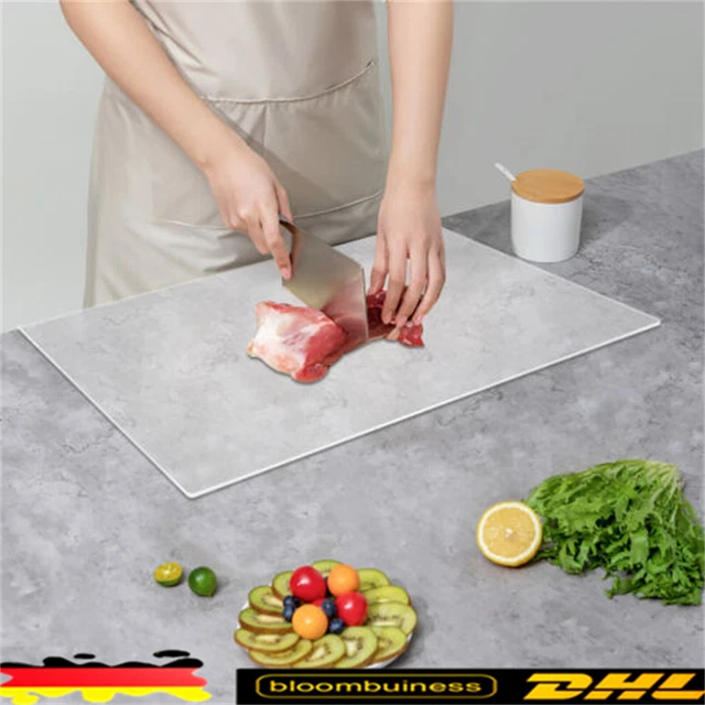 2pcs Acryl-Schneidebretter Küche klar Schneidebrett Counter Board 18*16 in