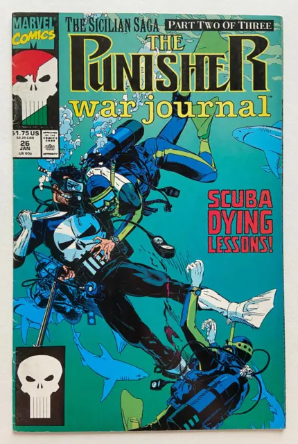 Marvel Comics The Punisher War Journal Vol 1 #26 1991