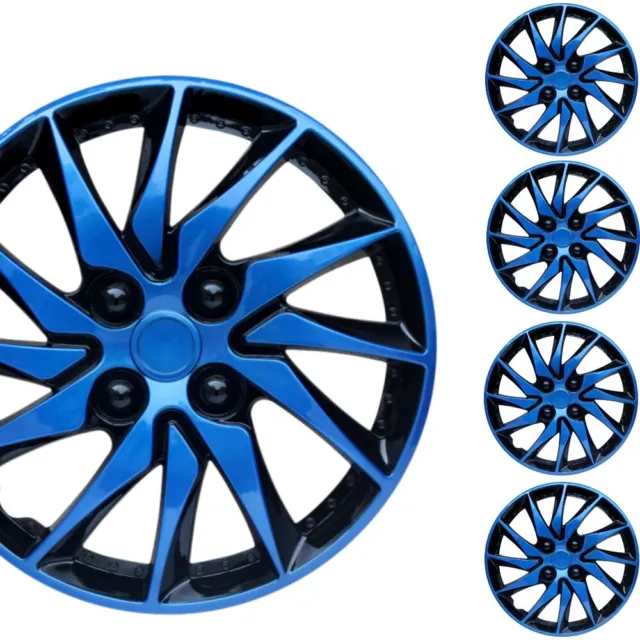 for Hyundai Elantra 15" Hub Caps,4PC Full Set Wheel Covers fit R15 Plastic Rims