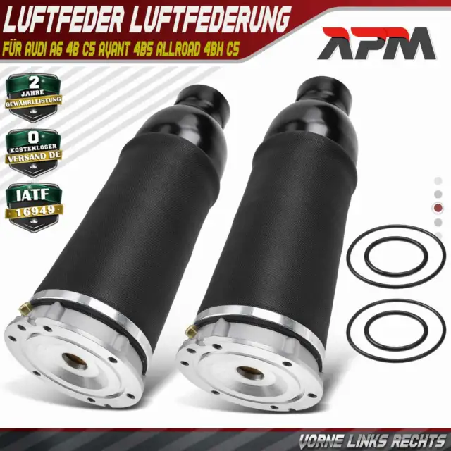 2x Sospensione Pneumatica L Anteriore + R per Audi A6 4B C5 Avant 4B5 Allroad