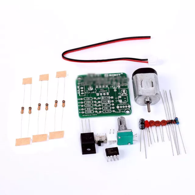Smart Electronics 6-12V DC Motor + Driver PWM Speed Controller Board DIY Kit UK