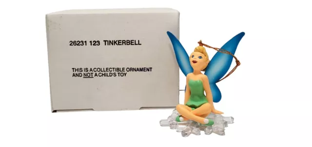 Disney Ornament  TINKERBELL on Snowflake Grolier Christmas Magic with Box