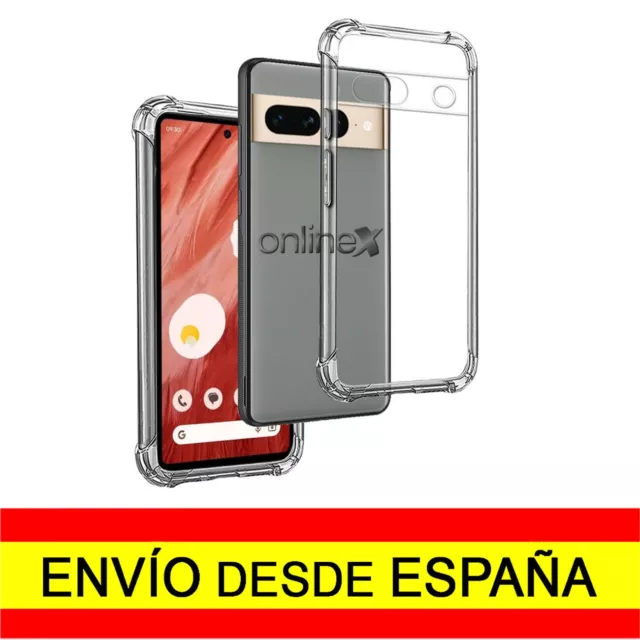 Funda Silicona Antishock para GOOGLE PIXEL 7A Carcasa Esquinas Reforzada a0245