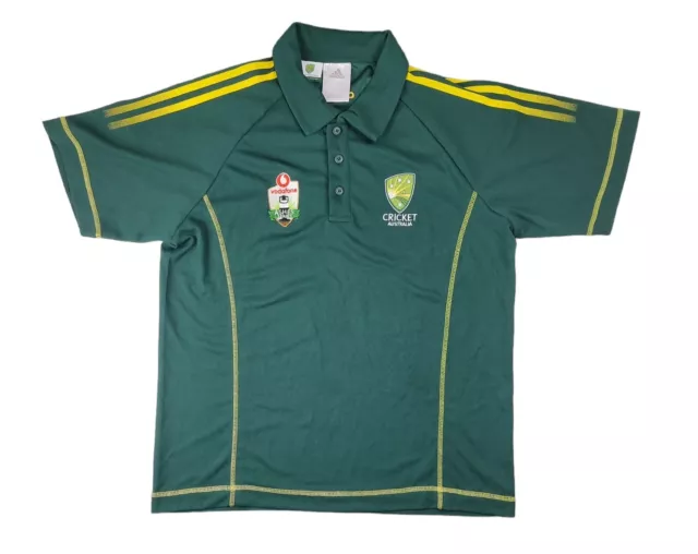 Adidas Cricket Australia Vodafone Ashes Series 2010/11 Short Sleeve Polo Size S