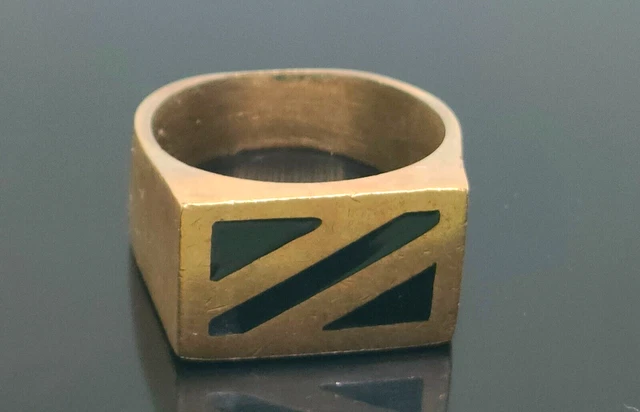 Rare Extremely Old Roman Bronze Ring Authentic Artifact Amazing Size 9