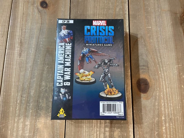 Atomic Mass Games, Captain America and War Machine: Marvel Crisis Protocol, Miniatures Game, Ages 14 , 2 spelers, 45 minuten speeltijd