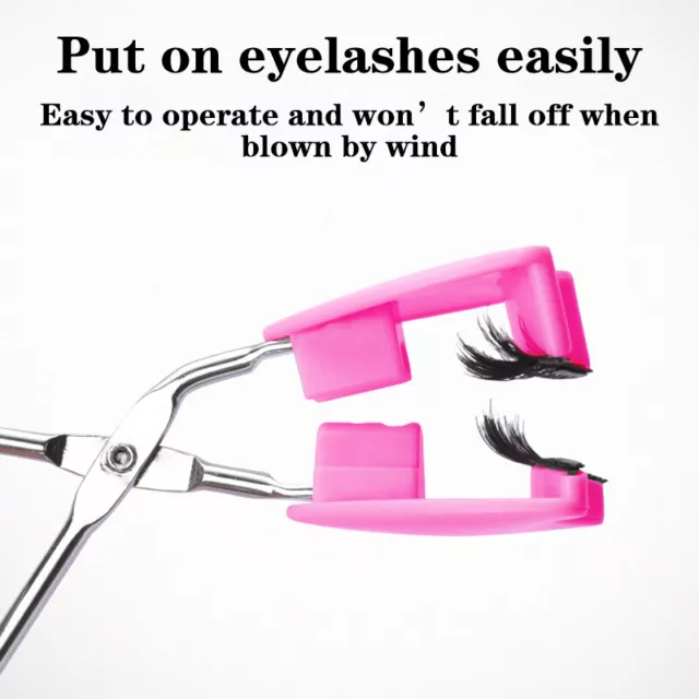 Glue-Free Fake Lashes Clip Magnetic False Eyelash Curler Magnet Eyelashes Clamp