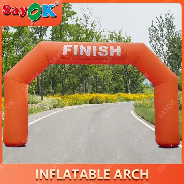 SAYOK Outdoor Inflatable Arch Inflatable Start Finish Racing Arch W/Air Blower6m