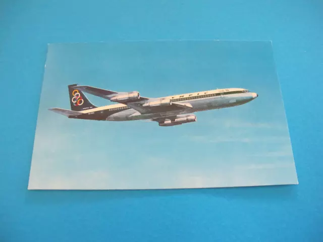 Olympic Airways Boeing 747 - 320 Airplane Postcard