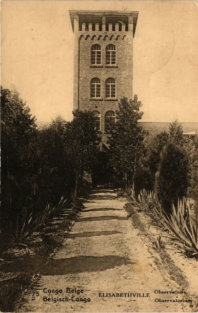 PC CPA BELGIAN CONGO, ELISABETHVILLE, OBSERVATOIRE, VINTAGE POSTCARD (b12569)