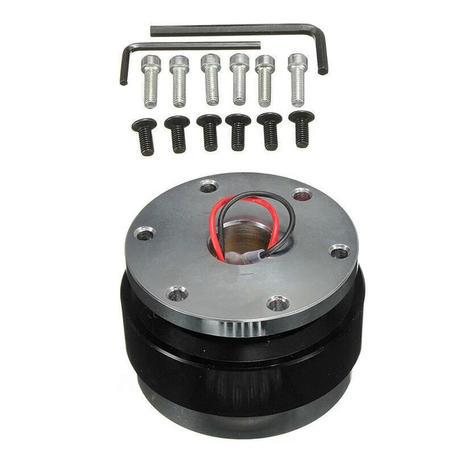 US Universal Car SUV Steering Wheel Quick Release Hub Adapter Snap Off Trim Kit