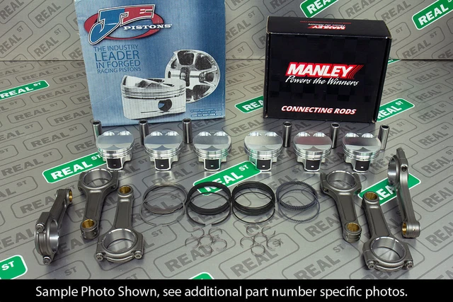 JE FSR Forged Pistons Manley 625+ I Beam Rods for Supra MKIV 2JZGTE 87mm 8.5:1