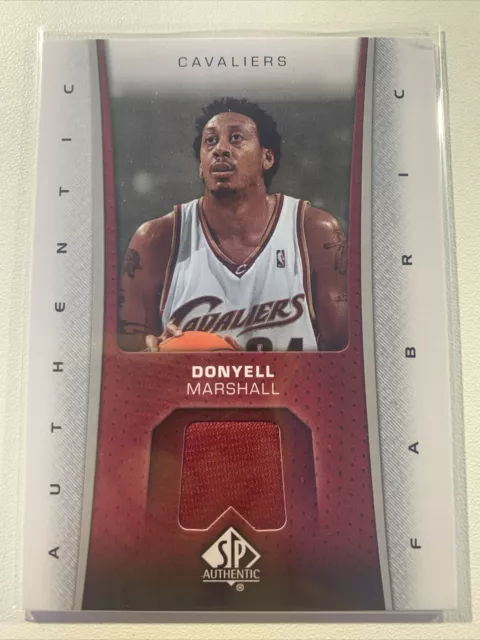 Donyell Marshall Patch Basketball Card Cleveland Cavaliers