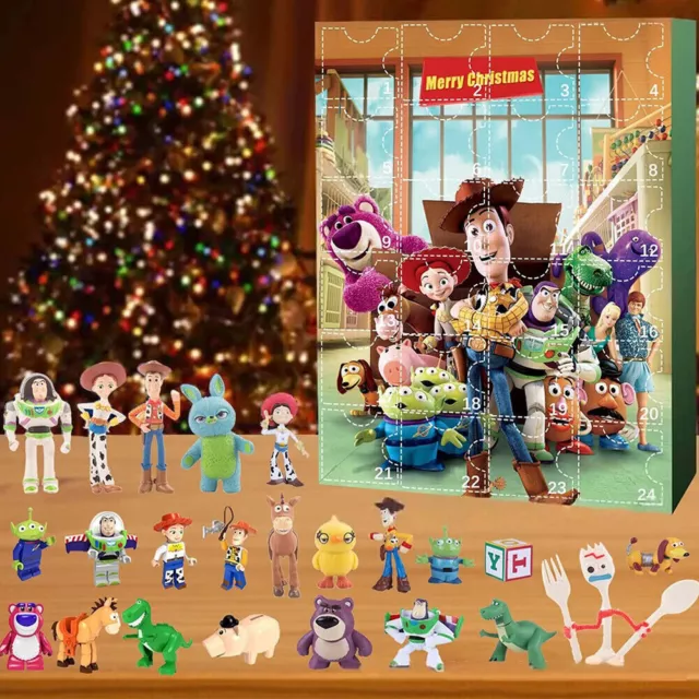 2025 KIDS CHRISTMAS Advent Calendar 24 Days Countdown Toy Story Figures