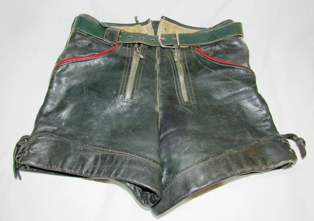 Vintage Haelson Leather Lederhosen Boys? Size 5 Hot Pants