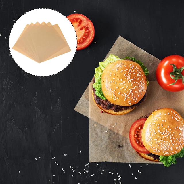 200 pz carta pergamena monouso carta pergamena carta sandwich gialla