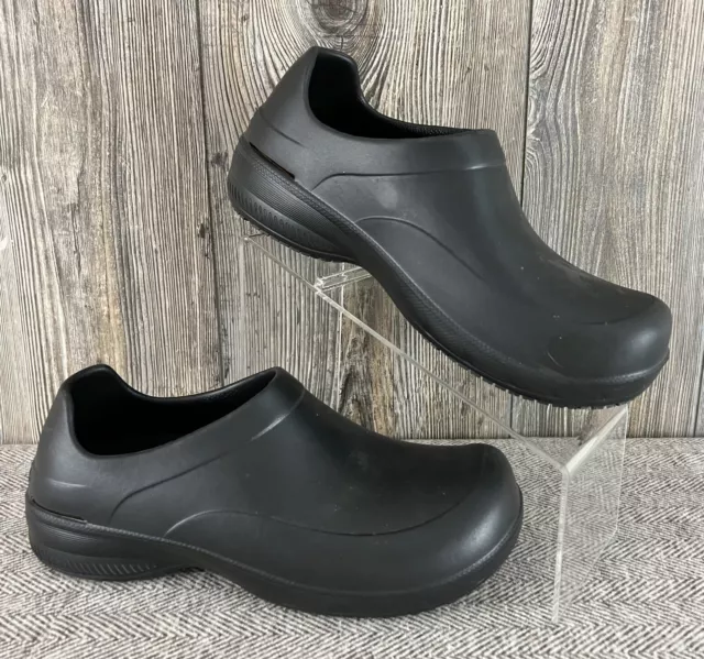 TredSafe Enduro Pro Black Round Toe Slip Resistant Clogs Shoes Unisex M9/W10W