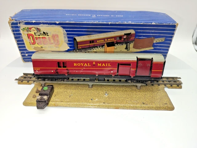 Ancien Set T.P.O. Royal Mail HORNBY Dublo - Train Postal Complet Avec Boîte D'origine