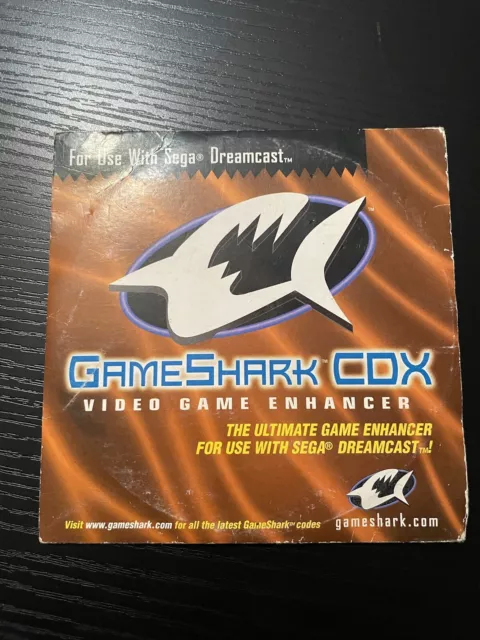 GameShark CDX Video Game Enhancer for Sega Dreamcast for sale online