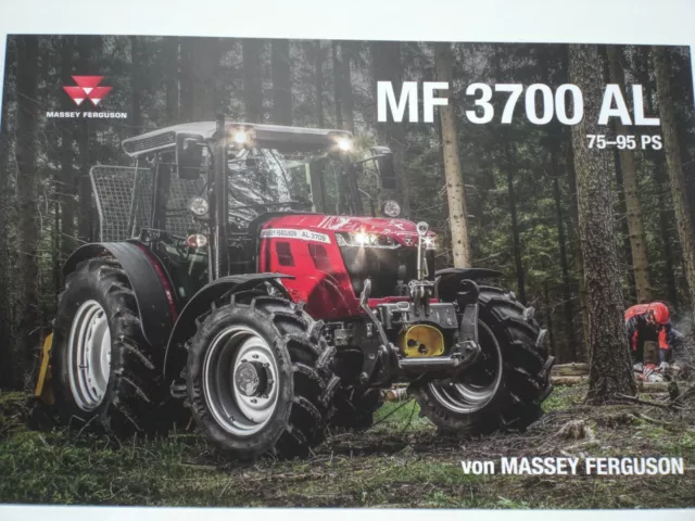 MASSEY FERGUSON MF 3700 AL Traktoren Prospekt ( 3296 )