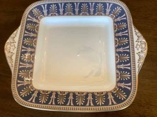 Wedgwood Beresford Blue Square Cake Plate