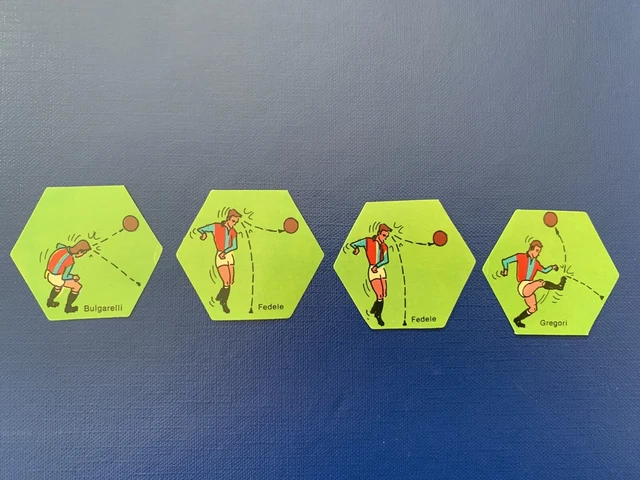 4 Figurines Edition Edis - All Football 1972-73 Sold Single