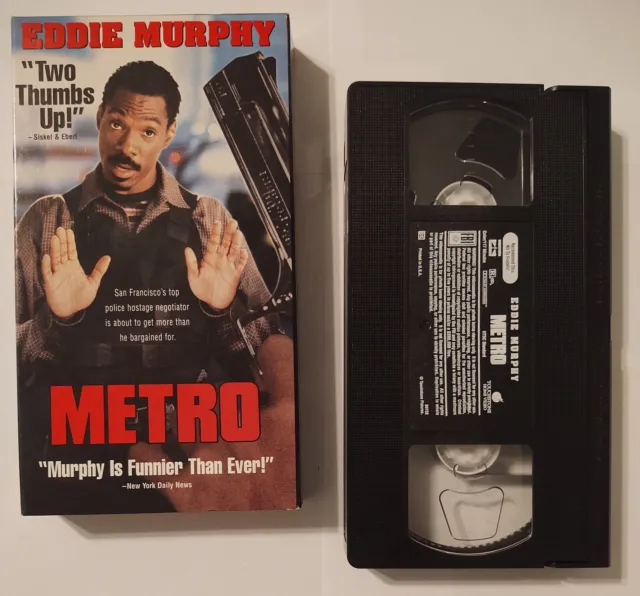 METRO (VHS) EDDIE Murphy MICHAEL RAPAPORT Michael Wincott CARMEN EJOGO ...