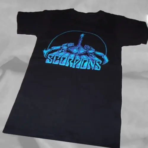 1979 Scorpions Lovedrive Retro Rare Black T-Shirt