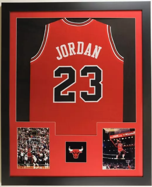 Vintage RETRO Chicago Bulls Michael Jordan RED #45 Jersey Champion 48 He's  Back