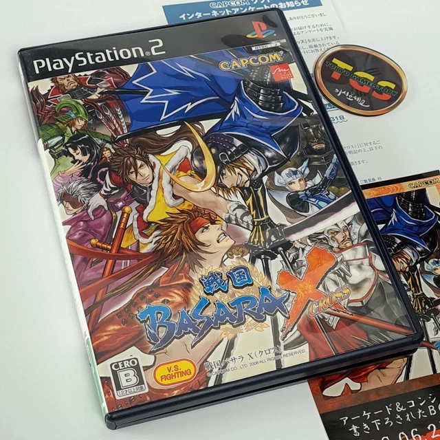 Sengoku Basara X + Flyers Tbe PS2 Japan Ver. PLAYSTATION 2 Capcom Fighting 2008