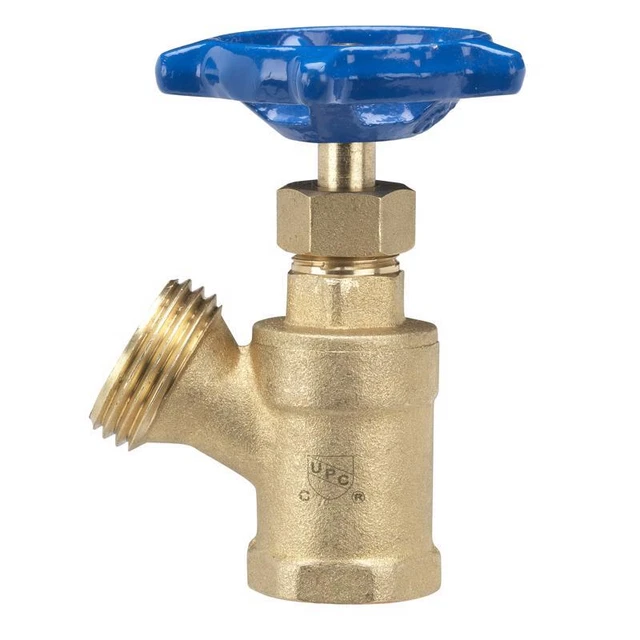 BK Products 102-803 Heavy Duty Brass Boiler Drain Valve 1/2 FIP in.
