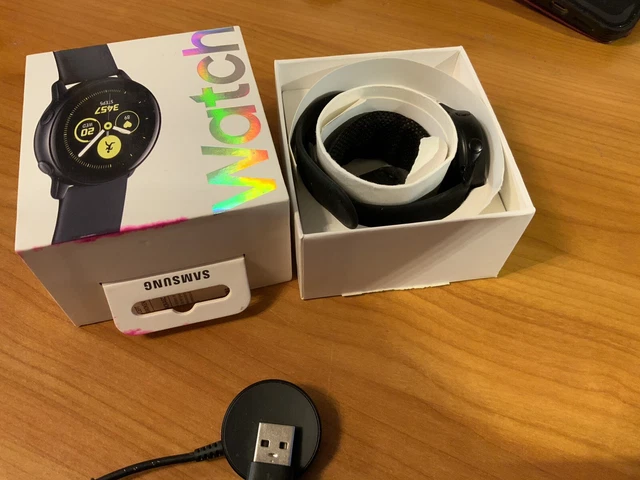 Samsung Galaxy Watch Active SM-R500 Smartwatch Fitnesstracker Uhr wie NEU - OVP