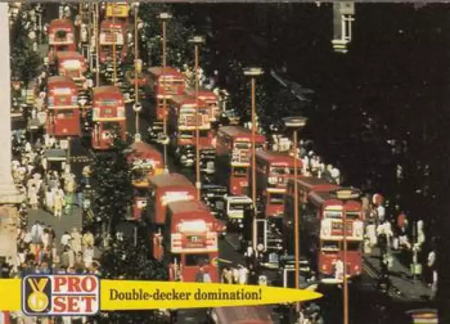 1992 Pro Set Guinness Book Of Records #9 Double-decker domination! NM-MT