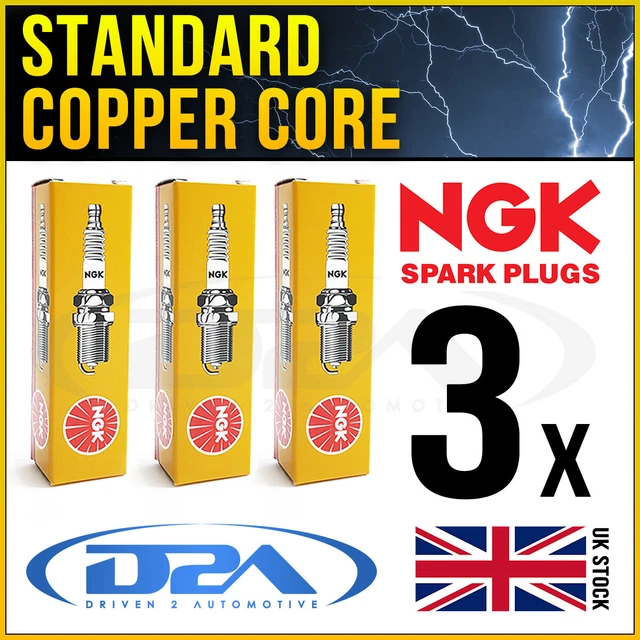 3X NGK ZFR6T-11G (5960) Standard CANDELE For VW POLO Mk5 1.2 08/09 ...