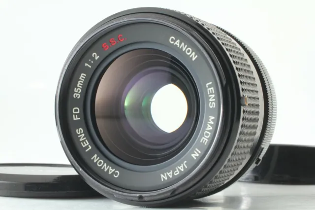 【CLA'd N Mint】 Canon FD 35mm F2 SSC S.S.C. Wide Angle MF Lens from Japan #431