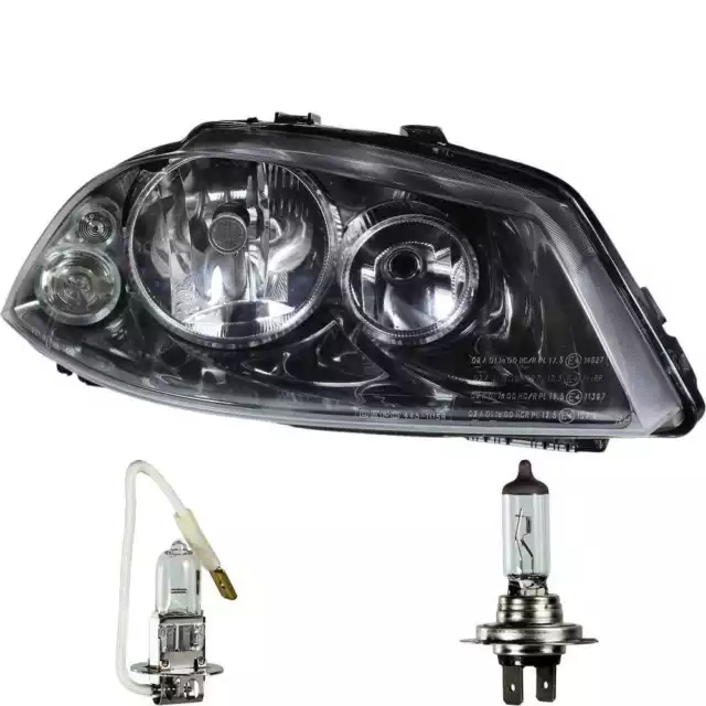 Faro Halógeno Derecho para Seat Ibiza IV (6L1) 02.02-02.06 Incl.osram H7/H3