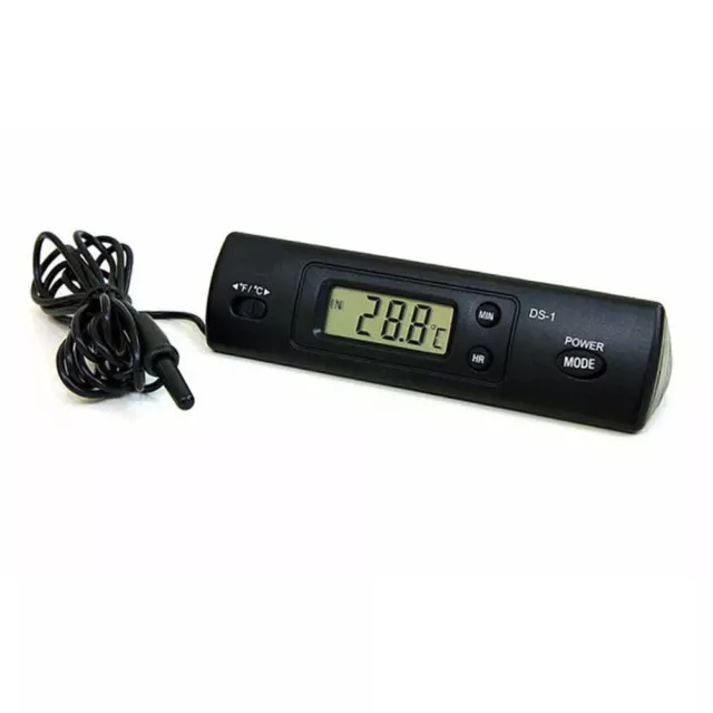 Auto Car In-Outdoor Thermometer W/Sensor Automotive A/C Digital LCD Display ATF