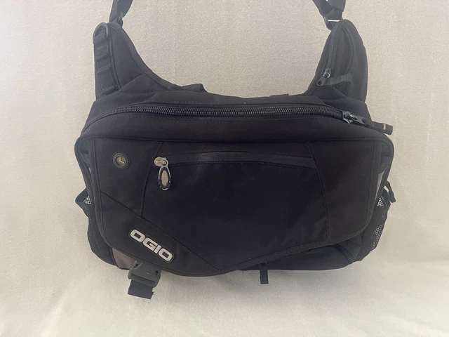 OGIO HIP HOP Messenger Bag Case Black Lots Of Compartments for Laptop Phone Etc 30.00 PicClick