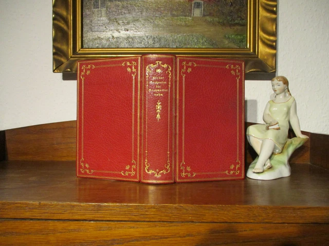 DEUTSCHE LYRIK 1740-1840 GEDICHTE Luxusausgabe MEISTEREINBAND Leder Handeinband