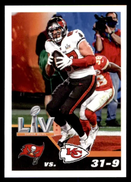 Panini NFL 2021 (Aufkleber) Rob Gronkowski Super Bowl LV Nr. 18