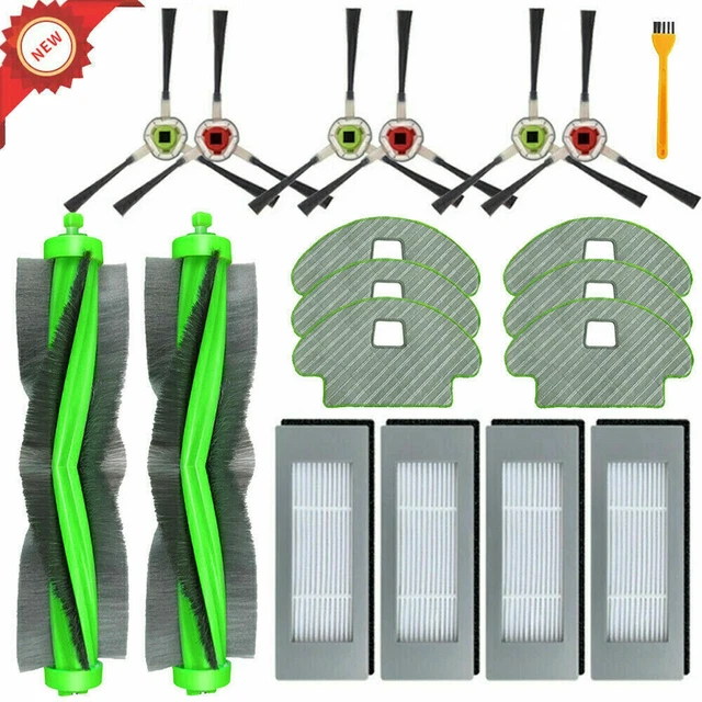 Kit De Brosses Et Filtres De Rechange Pour Aspirateur Black+Decker Powerseries BSV2020G - Compatible, Anti-enchevêtrement - 5