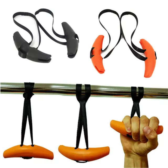 2Pcs Pull up Bar Handles Training Grips Nylon Weightlifting Grips for Cable