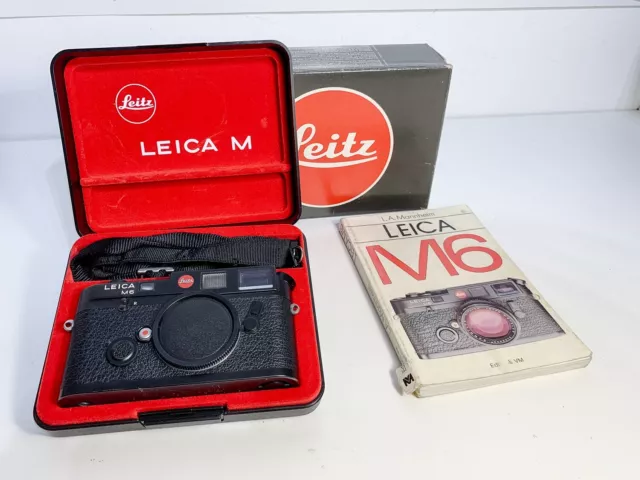 LEICA M6 NOIR 10404 0,72 dans coffret d'origine