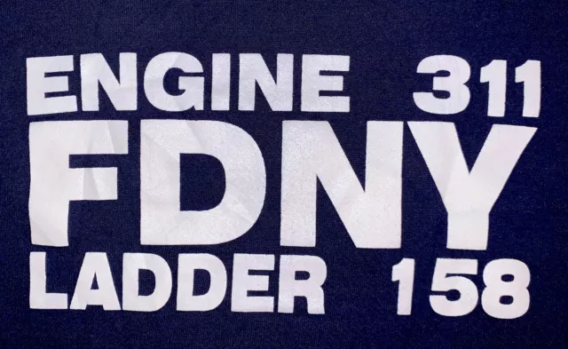 FDNY NYC Fire Department New York City T-shirt Sz S Engine 311 Queens