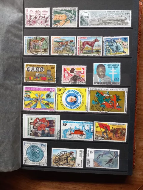 Lot N° 6 De Timbres De La Republique Du Congo Classes Chronologiquement