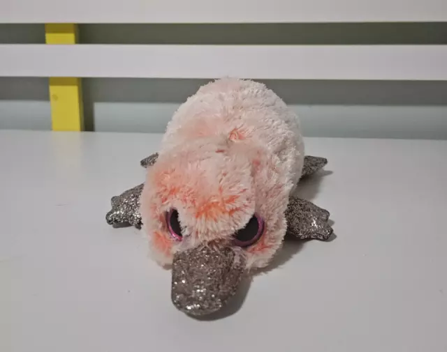 TY Beanie Boos big eyes 6” Wilma the platypus cute Plush soft toy