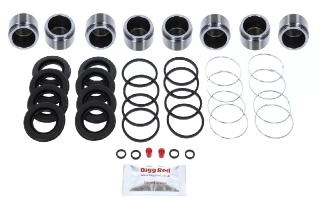 for TOYOTA CELICA 4WD ST205 FRONT Brake Caliper Rebuild Repair Kit +Pistons