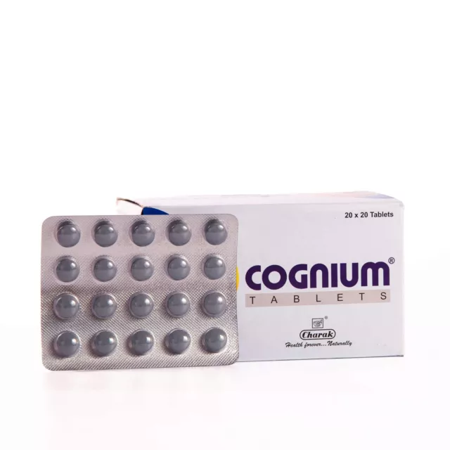 Charak Cognium 20 Comprimés Herbes Ayurveda Produit