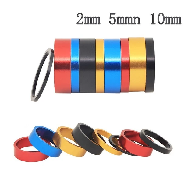 Kit D'entretoises Pour Casque De Direction Vélo En Alliage D'aluminium, épaisseurs 2/3/5/10 Mm